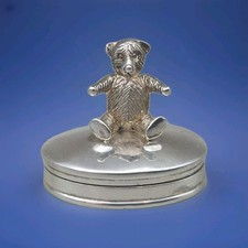 Vintage Sterling Silver Pill