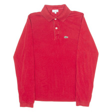 LACOSTE Boys Polo Shirt Red