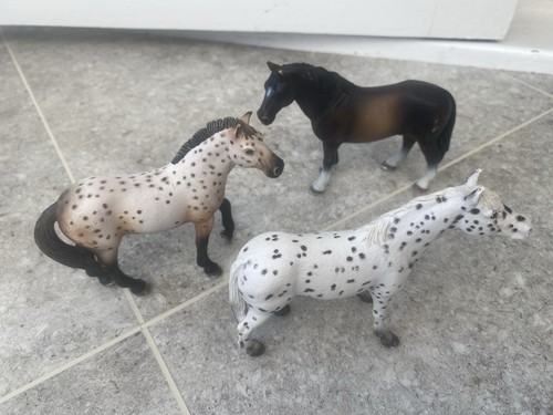 Schleich horses 3 - schleich, x