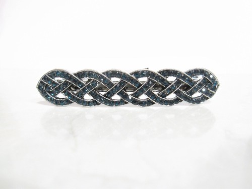 Blue crystal art - deco, hair