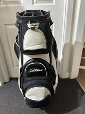 Titleist Tour Series Midsize 14-Way Cart Bag – Black & White