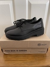 Genuine Collection By Clarks Calla Ruby Black Leather Shoes