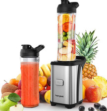 Homgeek Mini Fruit and Vegetable Single Serve Juice Extractor Personal Blender 