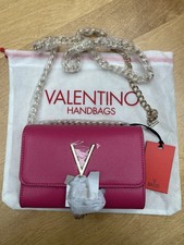 NEW VALENTINO DIVINA PEBBLED CHAIN STRAP CROSSBODY BAG