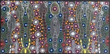 Colleen Bird Wallace NUNGURRAYI. Authentic Aboriginal Art. 100% Original.