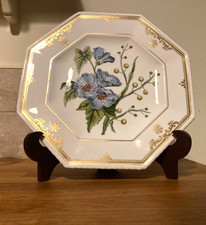 Spode China Plate The Cabinet Collection Sida & Acacia Octagonal  Plate MINT