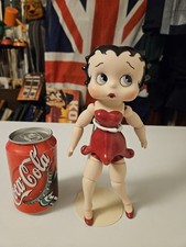 BETTY BOOP PORCELAIN BISQUE JOINTED DOLL 9 " TALL 2003 RARE EXCELLENT ??