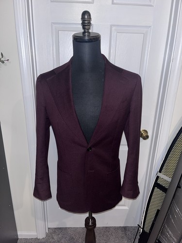 Suitsupply burgundy suit - suitsupply,