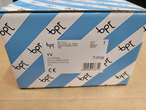 Bpt video monitor for - bpt,