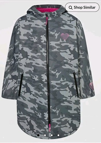 Borg teens camouflage hooded - teens,