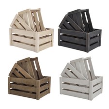 Vintage Wooden Crate Storage