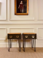 MID CENTURY PAIR OF BEDSIDE