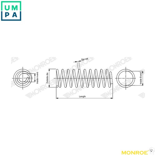 Suspension spring sp4635 for - suspension,