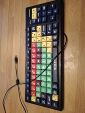 Accuratus KYB-MON2MIX-LCUH Big Button Keyboard for Visually Impaired