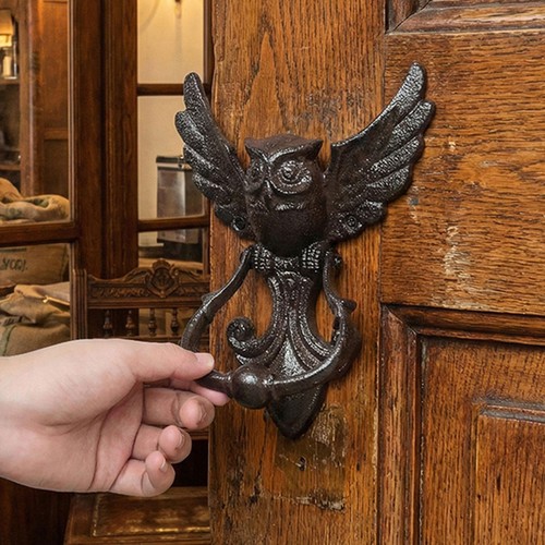 Owl door knocker - owl, durability