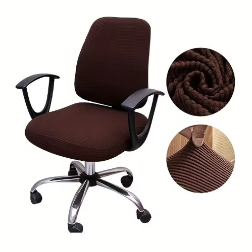 Office split chair cover - office,