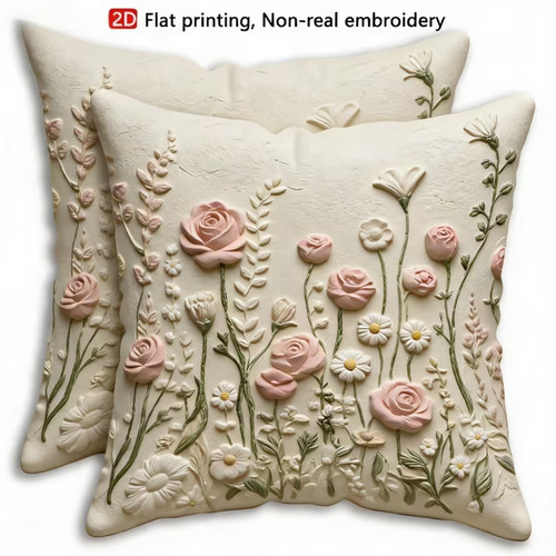 Cream style flowers modern - x,