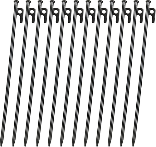 12pcs tent stakes heavy duty - 12pcs,