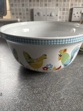 Cath Kidston Mixing Bowl – Chickens Design – Vintage Farmyard - 28cm