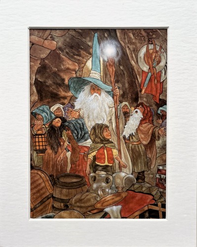 The hobbit vintage - hobbit, mounted