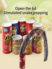 Potato Chips Fake Snake out of