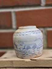 Antique stoneware ginger jar
