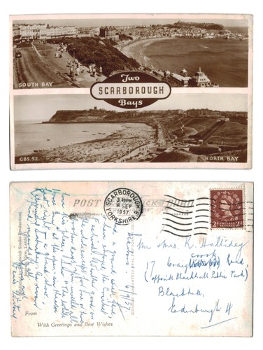 Vintage postcard scarborough - vintage,