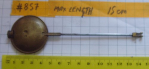 French clock pendulum approx - .french,