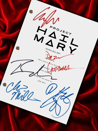 Project hail mary signed movie - hail,