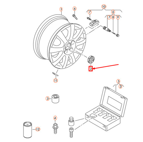Volkswagen passat wheel - volkswagen,