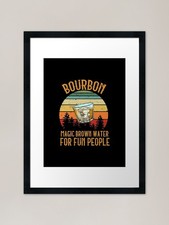 BOURBON WHISKEY Framed Art