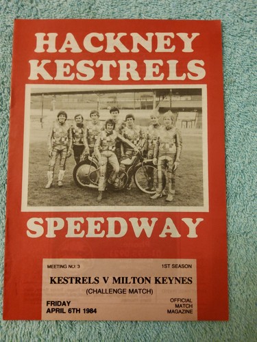 Hackney speedway 1984 milton - speedway, v