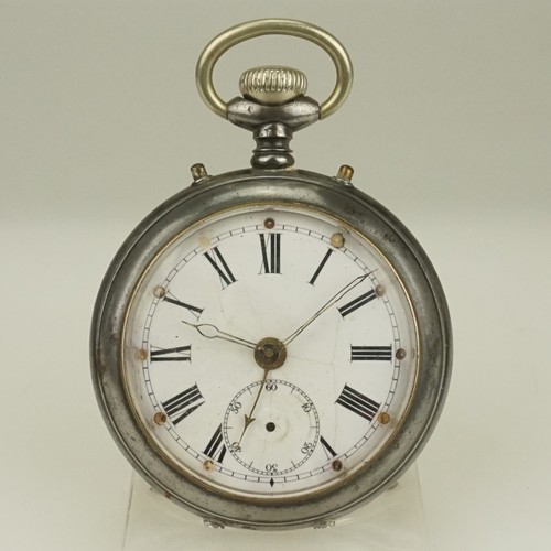 Rare antique alarm pocket - antique,