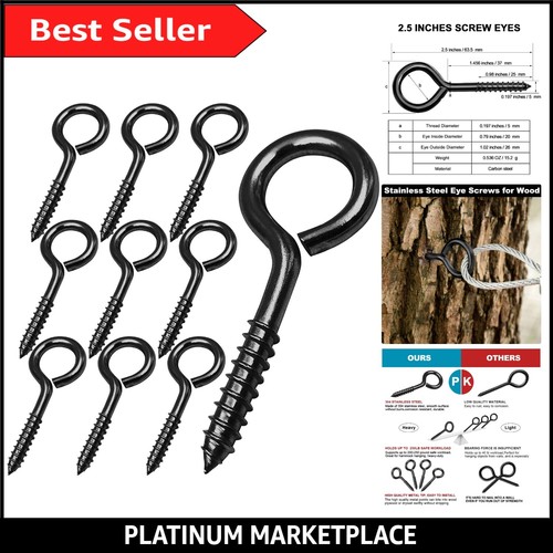 Stainless steel eyelet screw - steel,
