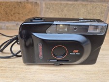 Premier PC-645D 35mm Film Point and Shoot Camera Black UnTested + Case