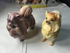 Pomeranian Figurine Porcelain