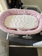 Baby moses basket with - baby, wheeled