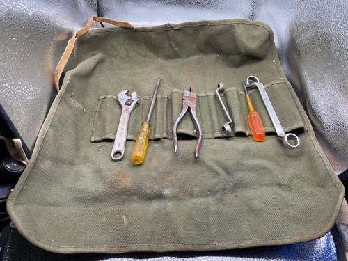 Army tool roll with - tool,