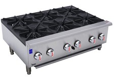 Gas Cooker 6 Burner Counter