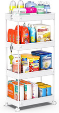 Storage Cart, 4-Tier Mobile