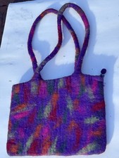 Bright Felted Little Tote Bag