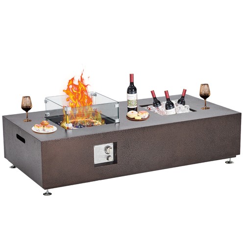 Propane gas fire - fire, 56