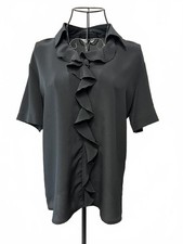 Vintage Berkertex Black Ruffle