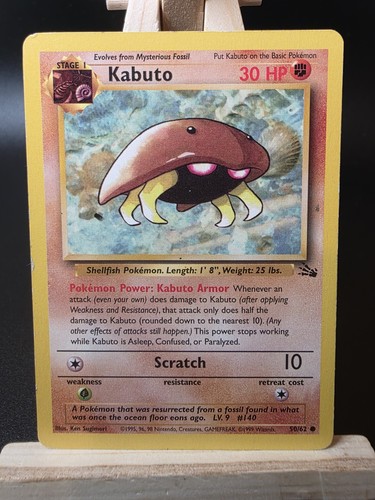 Pokémon tcg kabuto fossil - pokémon,