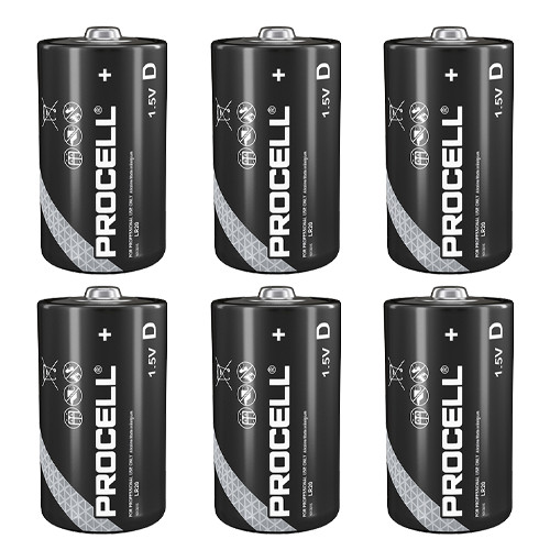 Duracell size industrial - duracell, d
