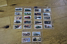 VINTAGE BARBERS TEA CARDS RAILWAY EQUIPMENT FULL SET OF 24 CARDS
