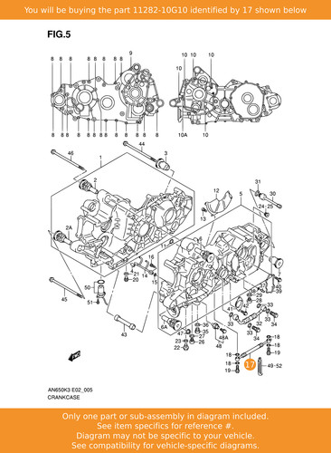 Suzuki pipe crankcase oil - suzuki, pipe,