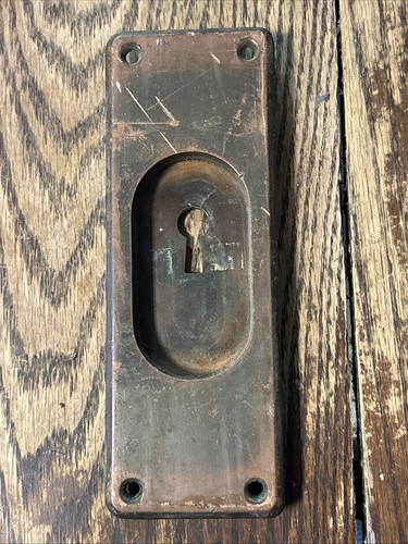 Antique vintage copper pocket - antique,
