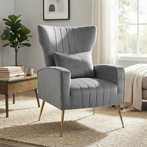 Velvet accent chair modern - velvet,