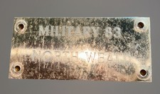 Vintage Tin Sign Military Wall Plaque North Weald 83